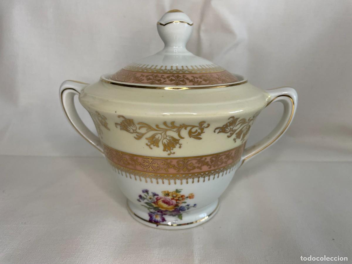 Antig&uuml;edades: CONJUNTO DE CAF&Eacute; DE PORCELANA LIMOGES - Foto 9