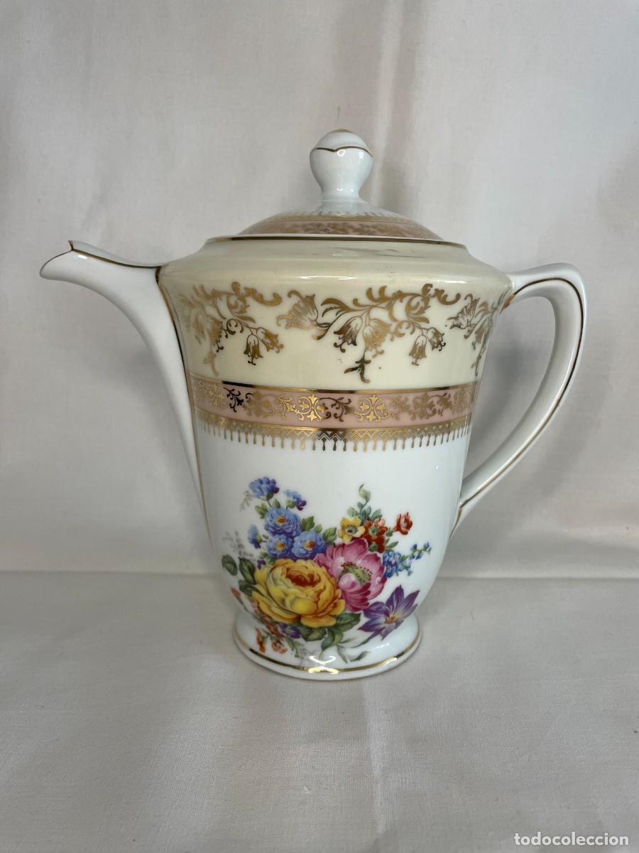 Antig&uuml;edades: CONJUNTO DE CAF&Eacute; DE PORCELANA LIMOGES - Foto 12