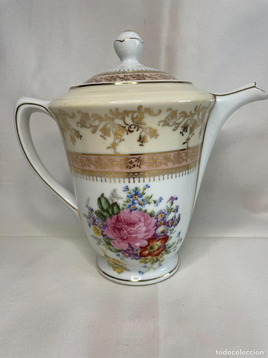 Antig&uuml;edades: CONJUNTO DE CAF&Eacute; DE PORCELANA LIMOGES - Foto 13