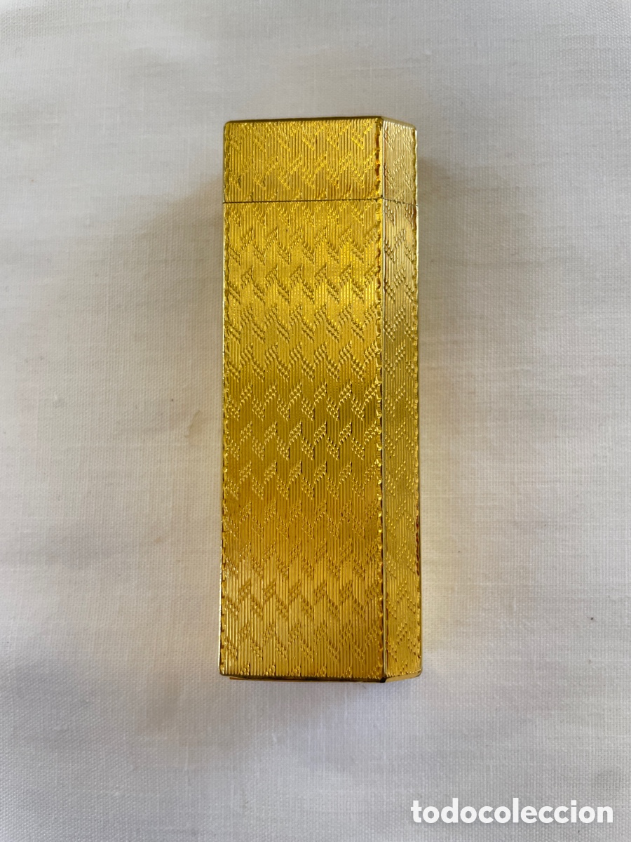 Antig&uuml;edades: Mechero cartier ba&ntilde;o oro