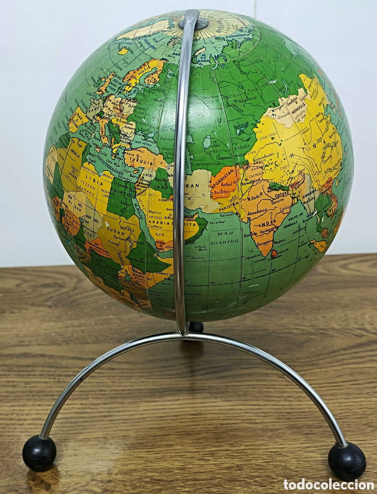 Antig&uuml;edades: ANTIGUO GLOBO TERR&Aacute;QUEO DALMAU CARLES. PLA
