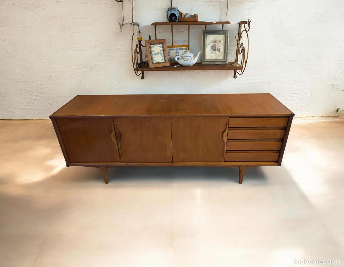 Antig&uuml;edades: Aparador de teca vintage Mid Century