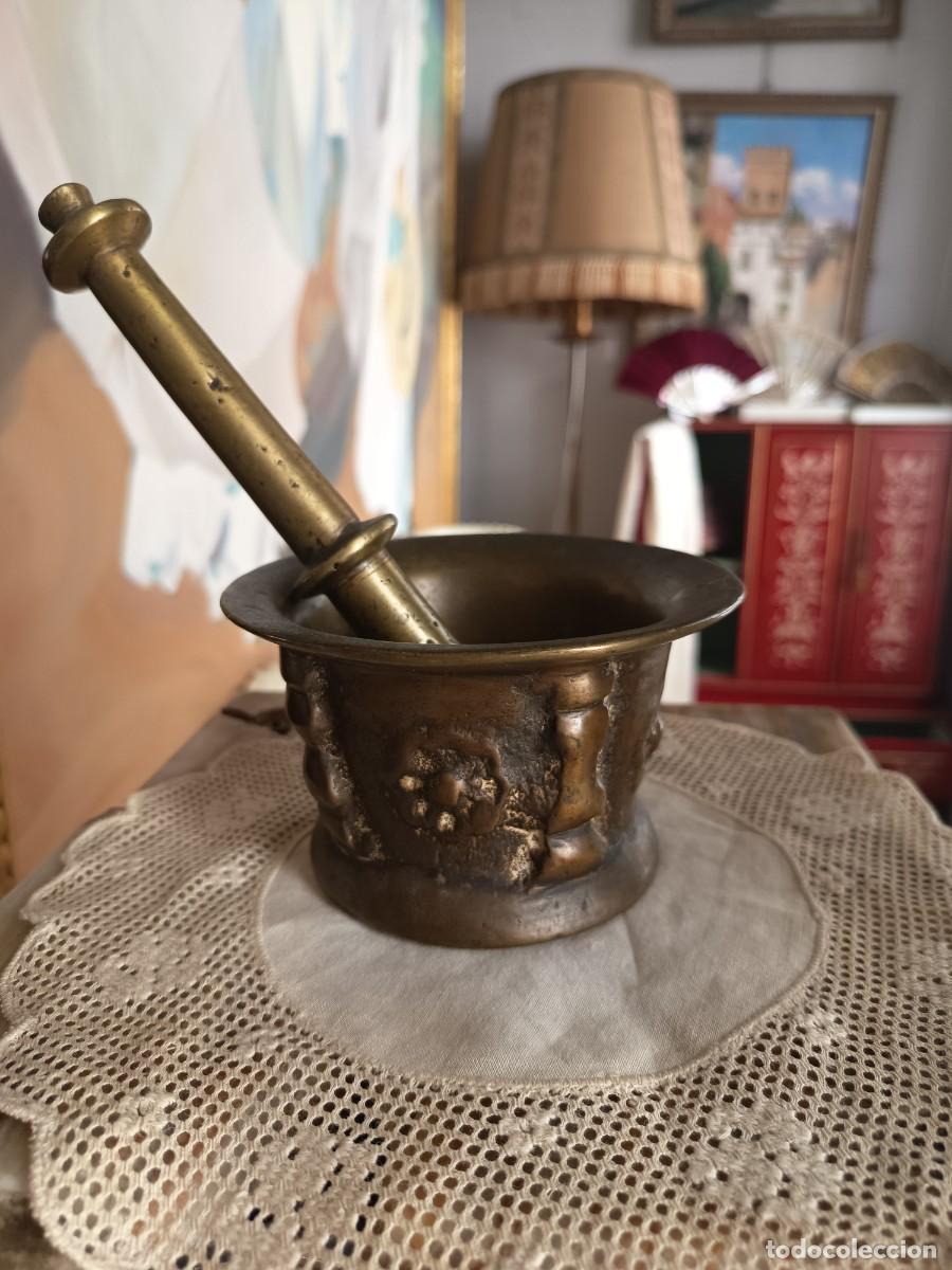 Antig&uuml;edades: Antiguo mortero bronce