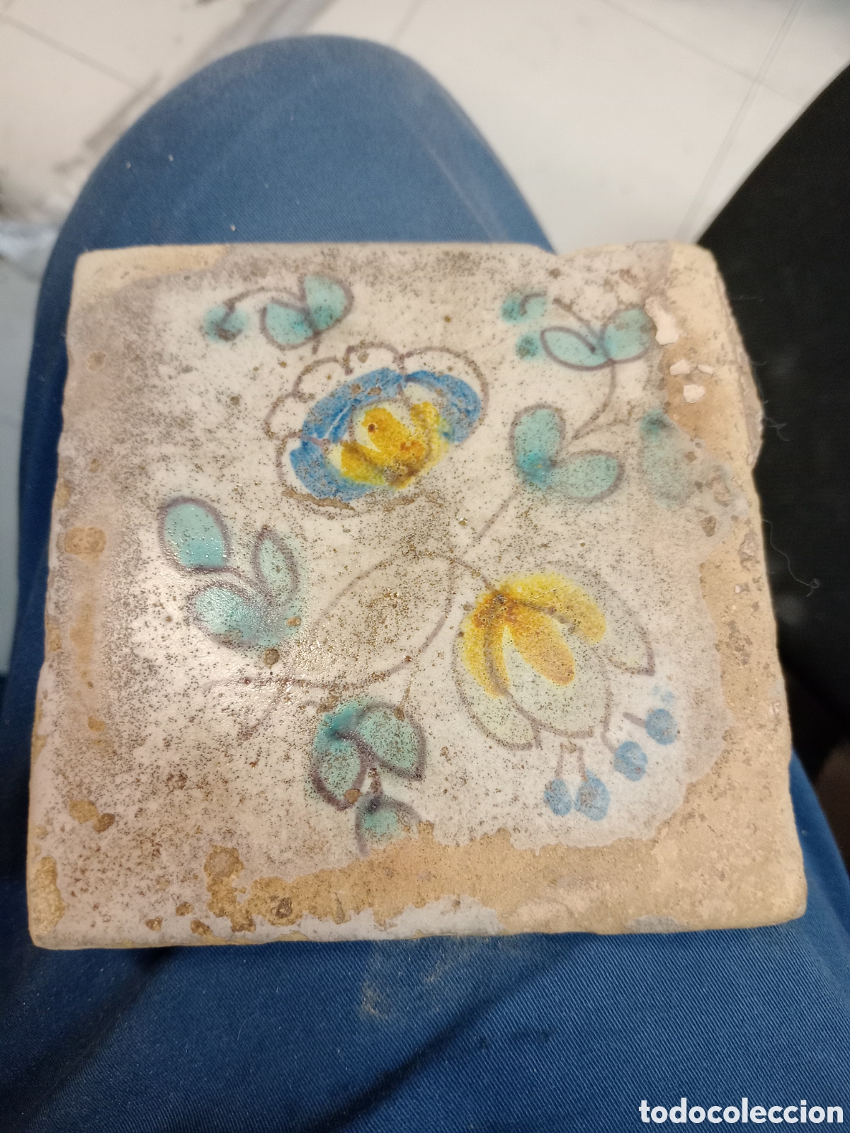 Antig&uuml;edades: 5 azulejos barrocos del siglo 18