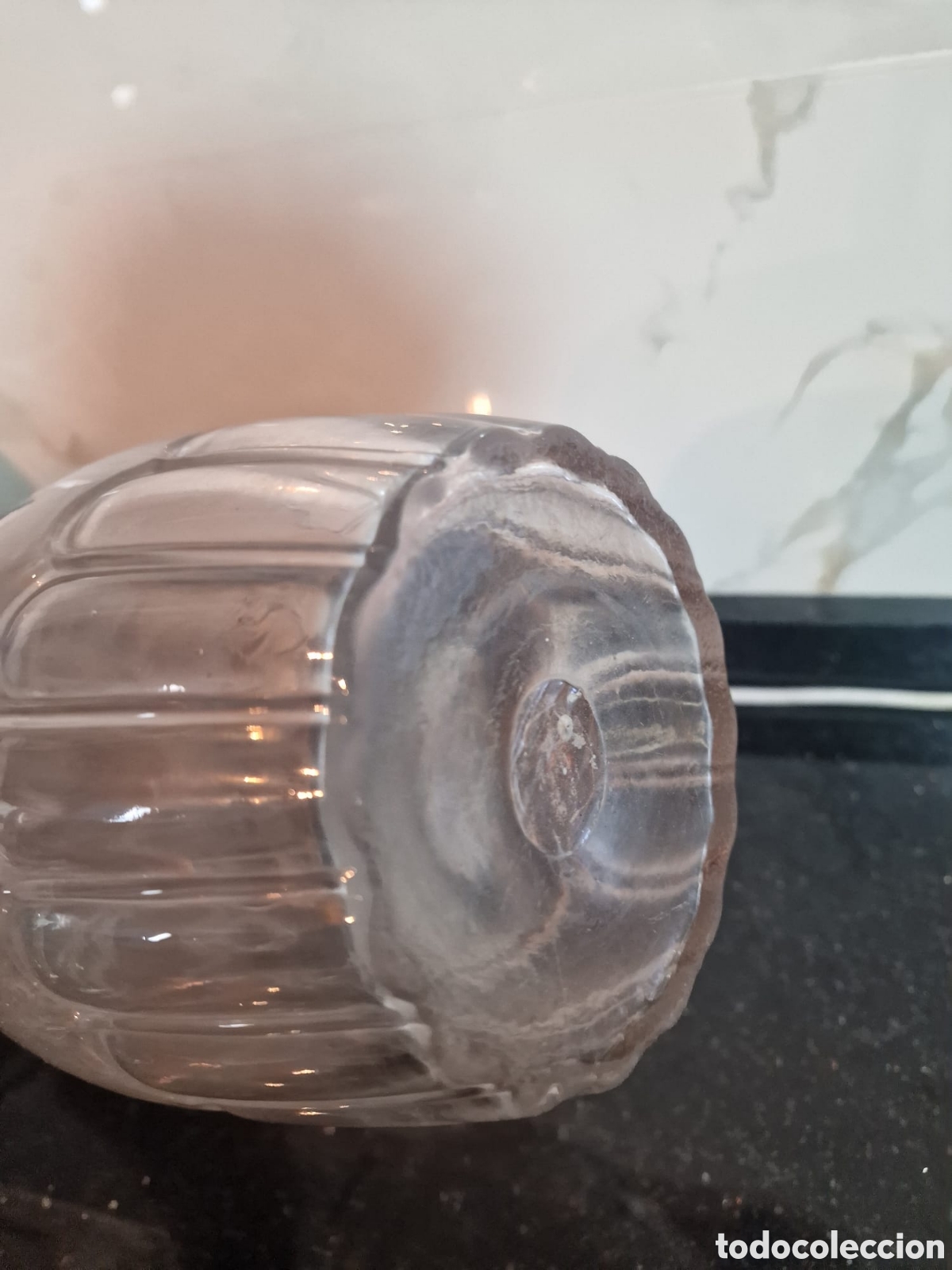 Antig&uuml;edades: Licorera de cristal duro - Foto 4