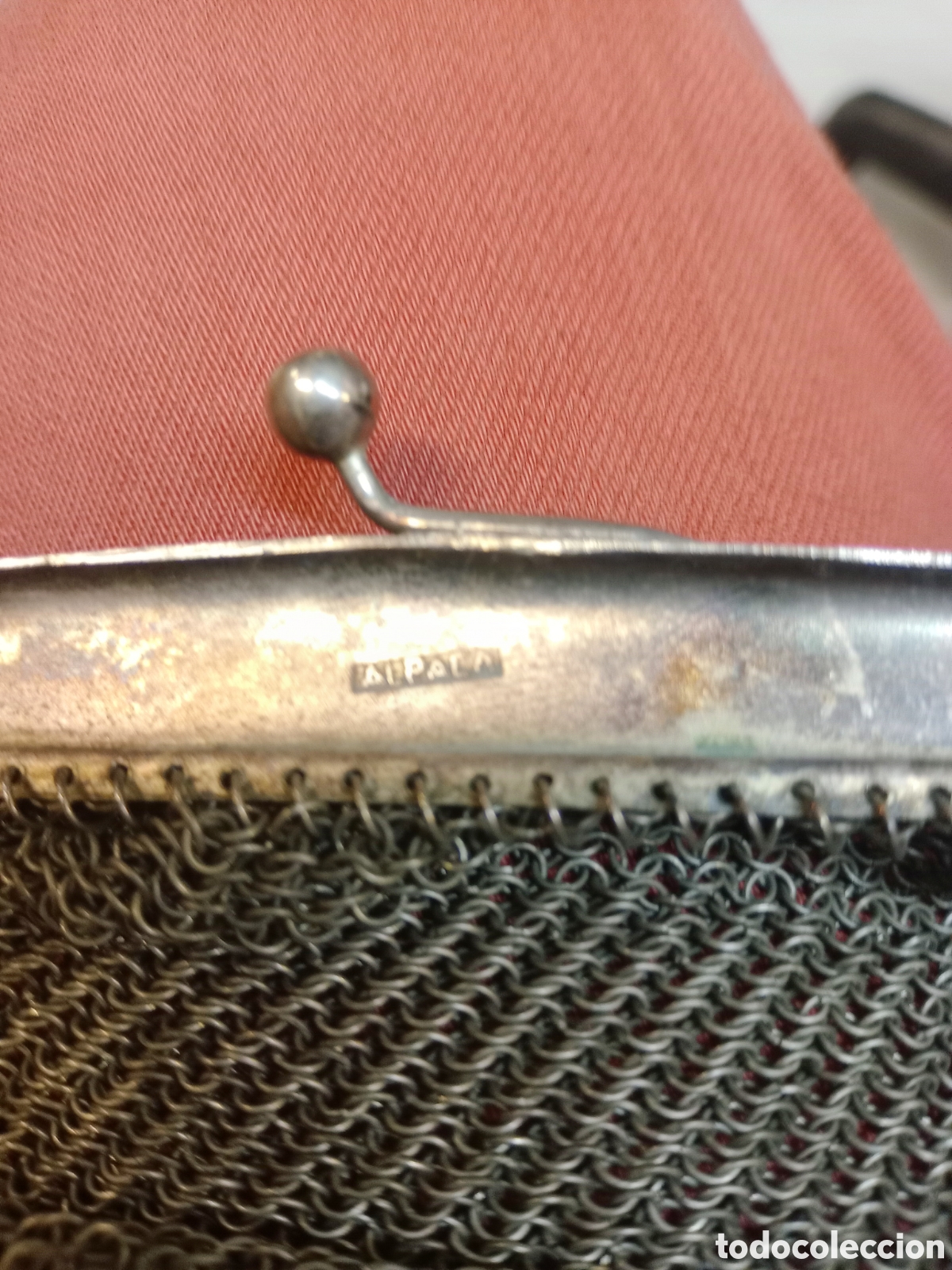 Antig&uuml;edades: Bolso de malla de alpaca - Foto 2
