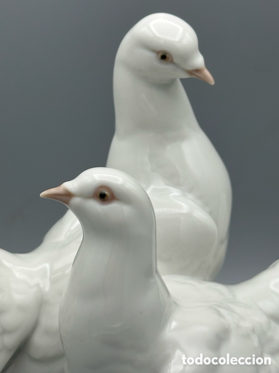 Antig&uuml;edades: REF: 01001340 &ldquo;PALOMAS EN PRIMAVERA&rdquo; LLADR&Oacute; - Foto 5