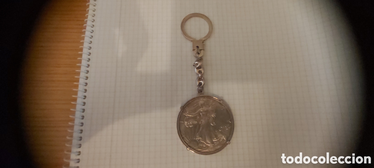 Antig&uuml;edades: LLAVERO DE PLATA. DOLLAR EEUU 1999