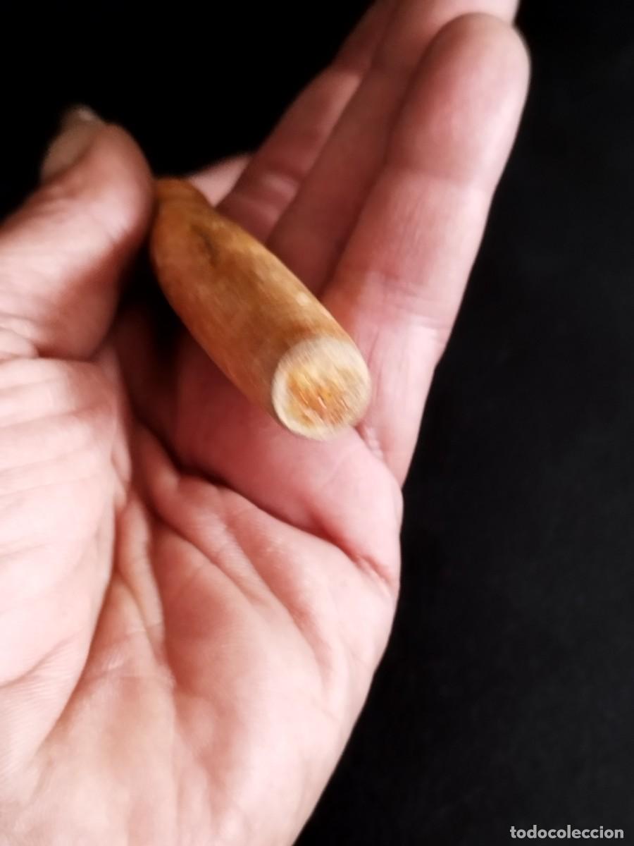 Antig&uuml;edades: Mango de madera tipo bolillo. - Foto 3