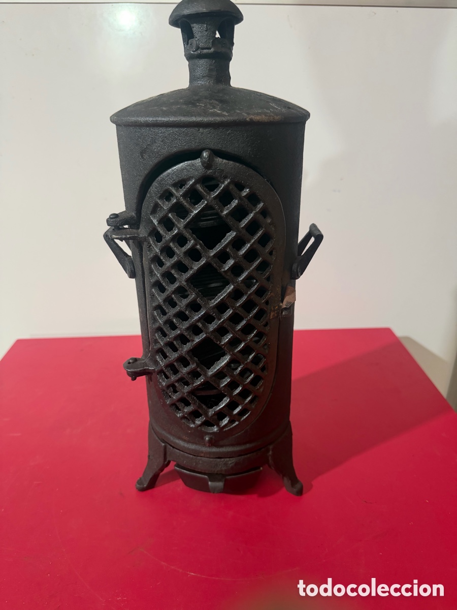 Antig&uuml;edades: Quemador antiguo de hierro fundido