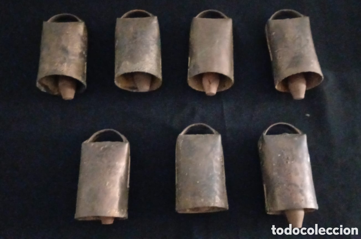 Antig&uuml;edades: CONJUNTO SIETE CENCERROS TRADICIONALES