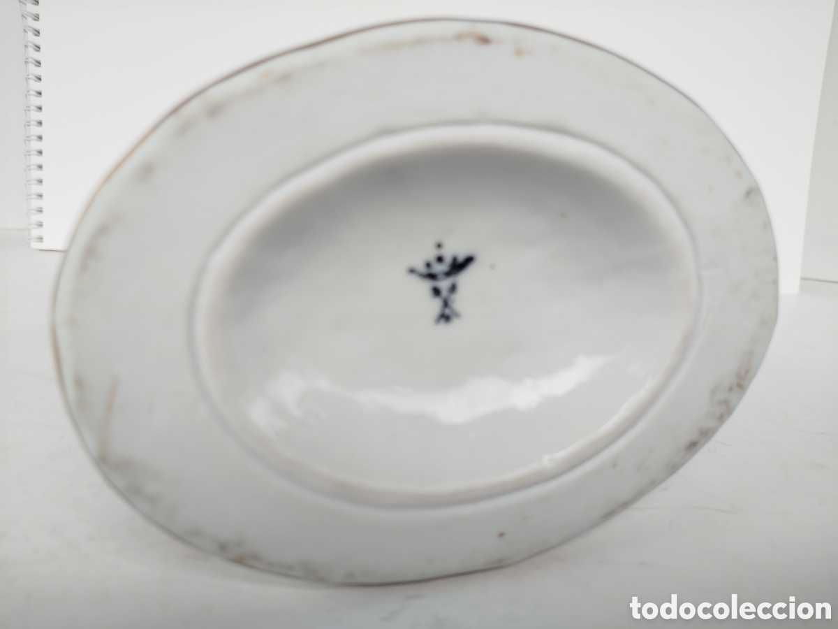 Antig&uuml;edades: Figura de porcelana con marca - Foto 13