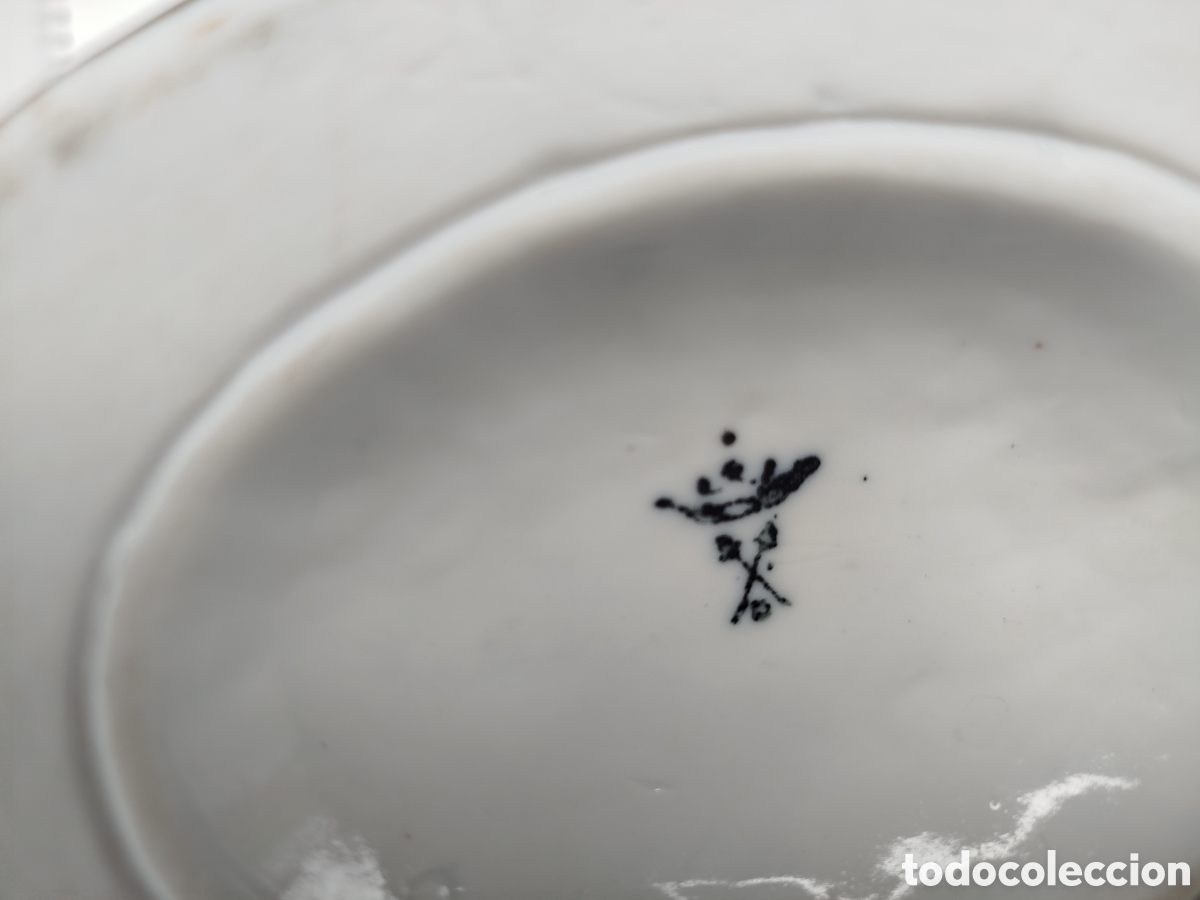 Antig&uuml;edades: Figura de porcelana con marca - Foto 14