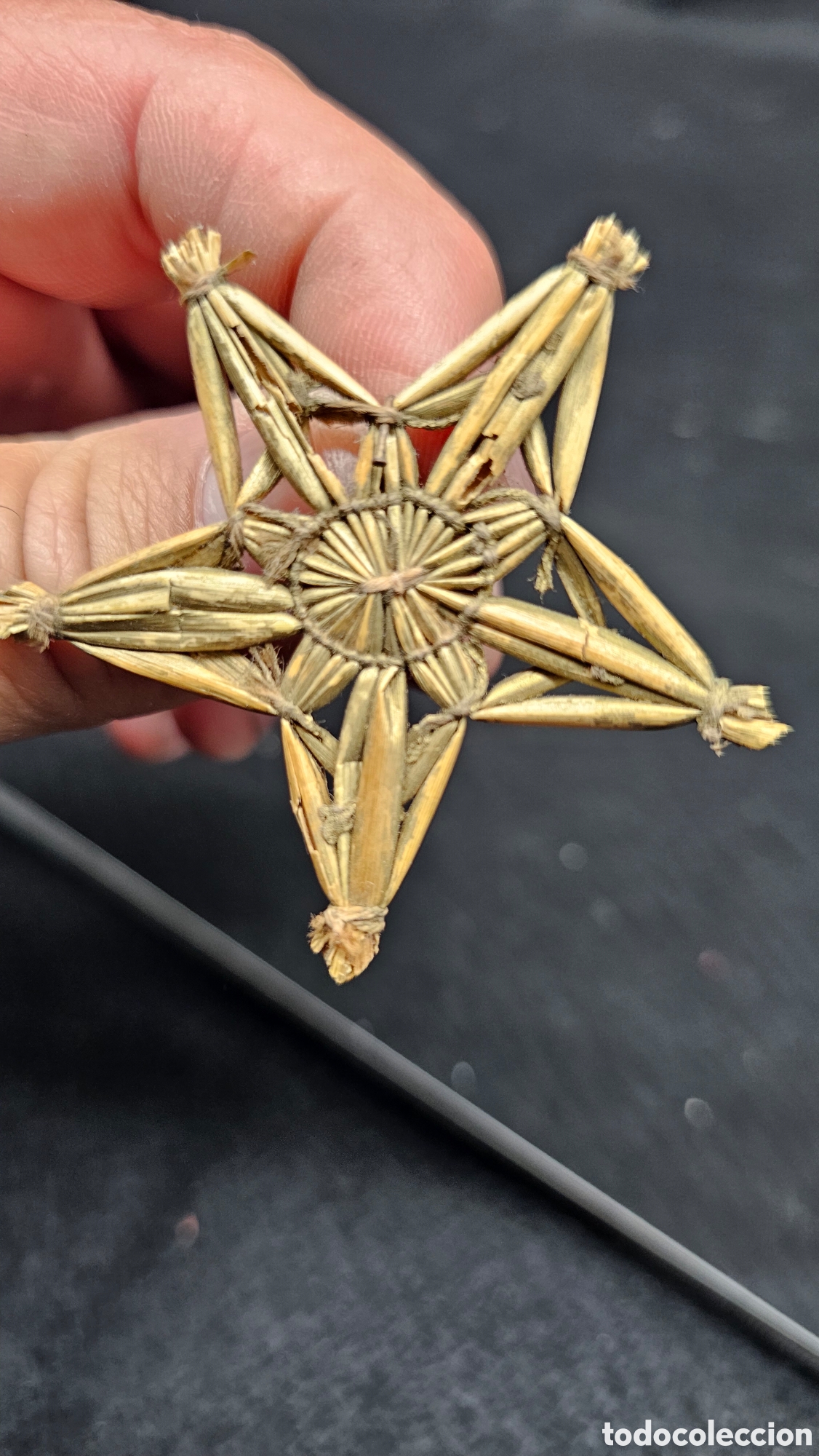 Antig&uuml;edades: Antigua estrella de paja tradici&oacute;n de Escandinava