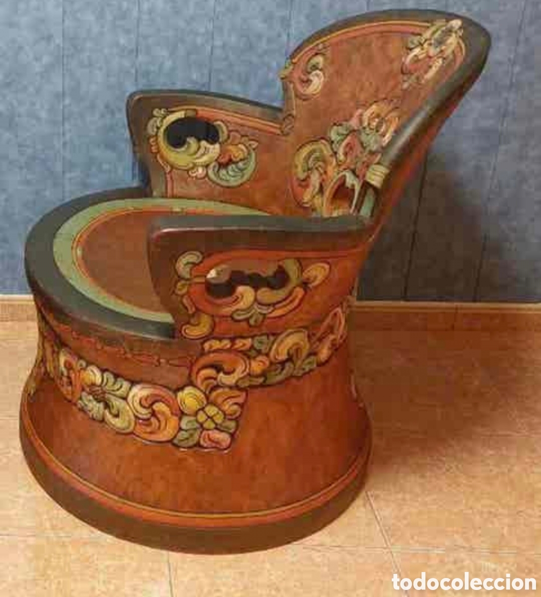 Antig&uuml;edades: Sillon Antiguo Noruego - Foto 5