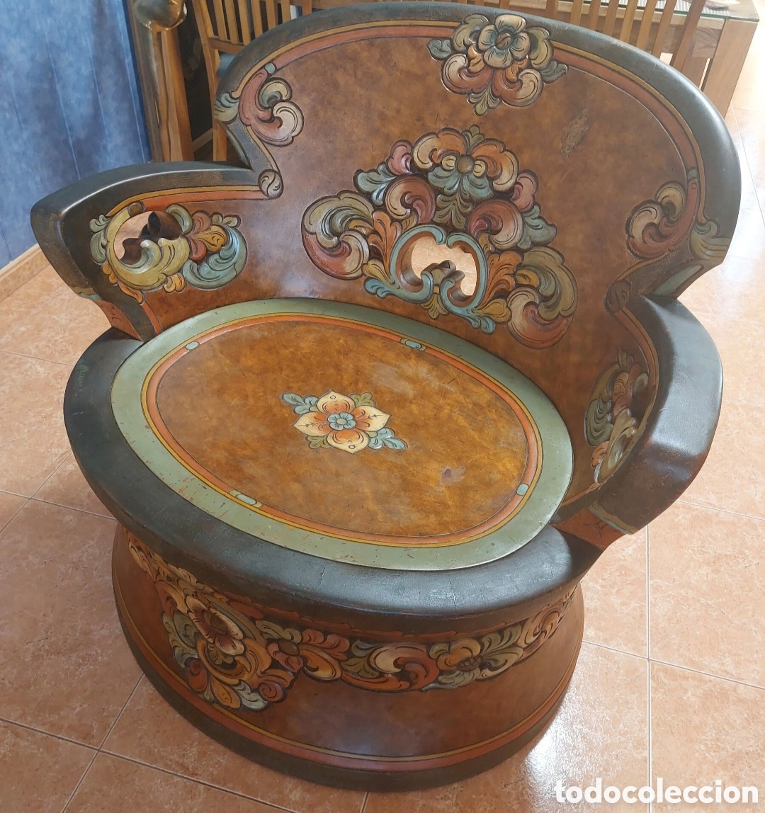 Antig&uuml;edades: Sillon Antiguo Noruego - Foto 10