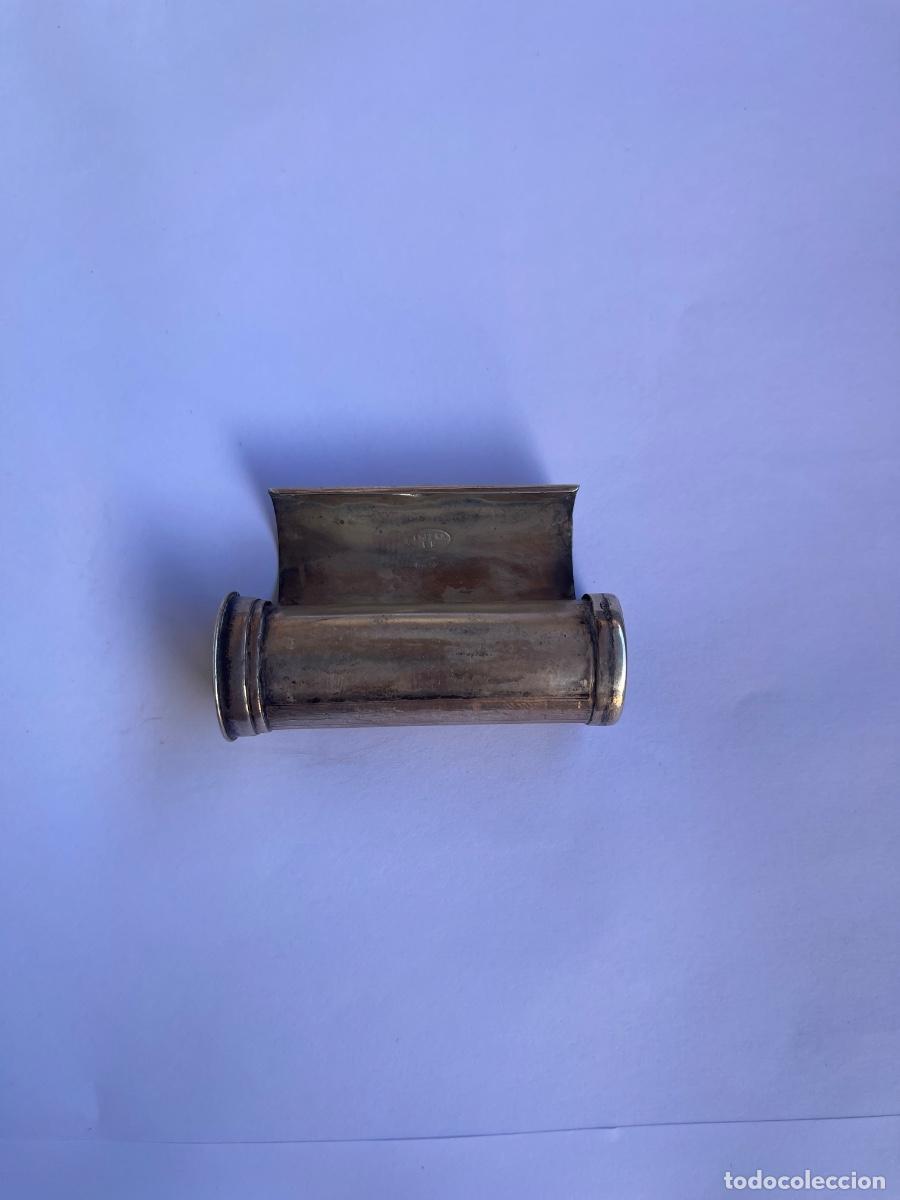 Antig&uuml;edades: Porta pinta labios plata CONTRASTES - Foto 4