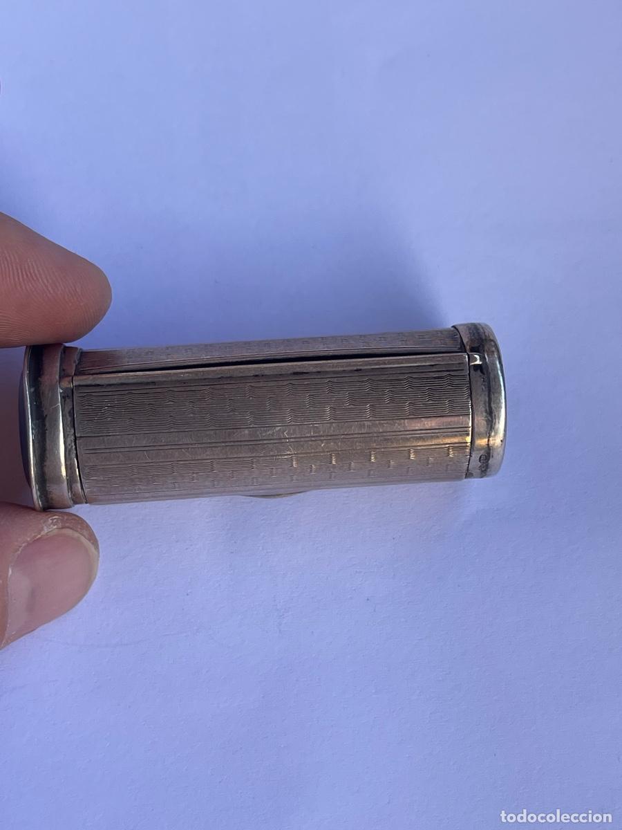 Antig&uuml;edades: Porta pinta labios plata CONTRASTES - Foto 9