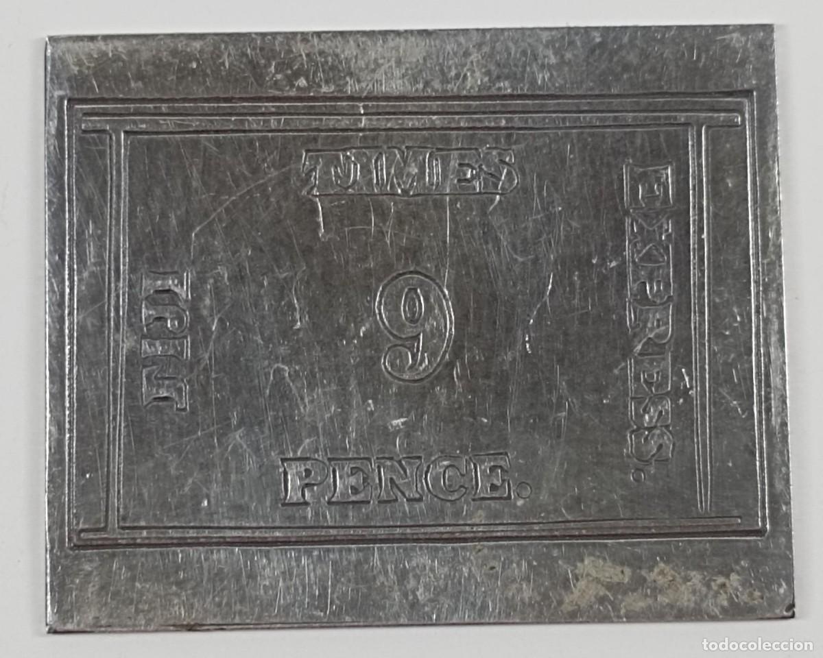 Antig&uuml;edades: Lingote de plata 999.9 sello de Fidji Express Times 9 pence de 1870