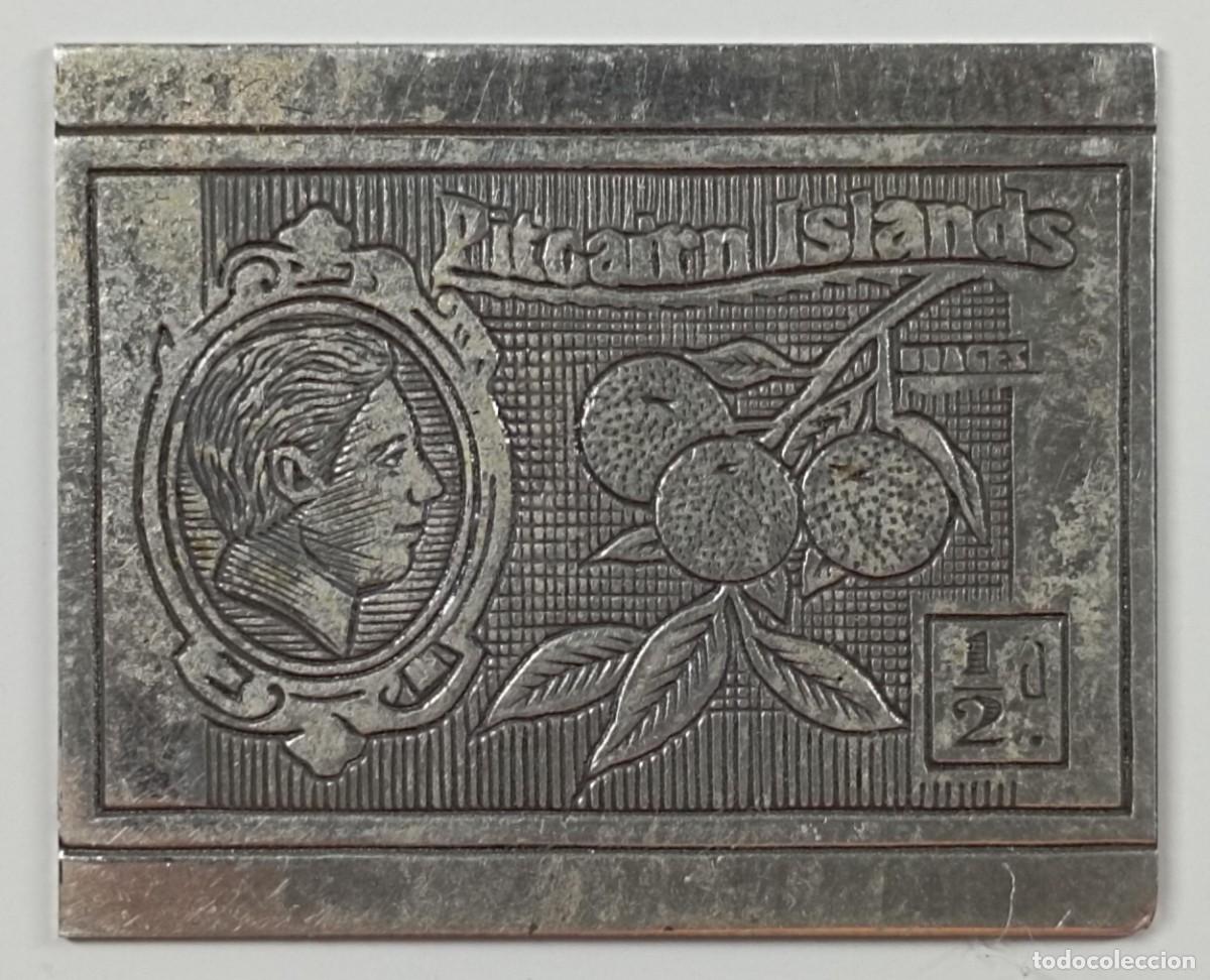 Antig&uuml;edades: Lingote de plata 999.9 sello de las Islas Pitcairn 1/2 penique de 1940