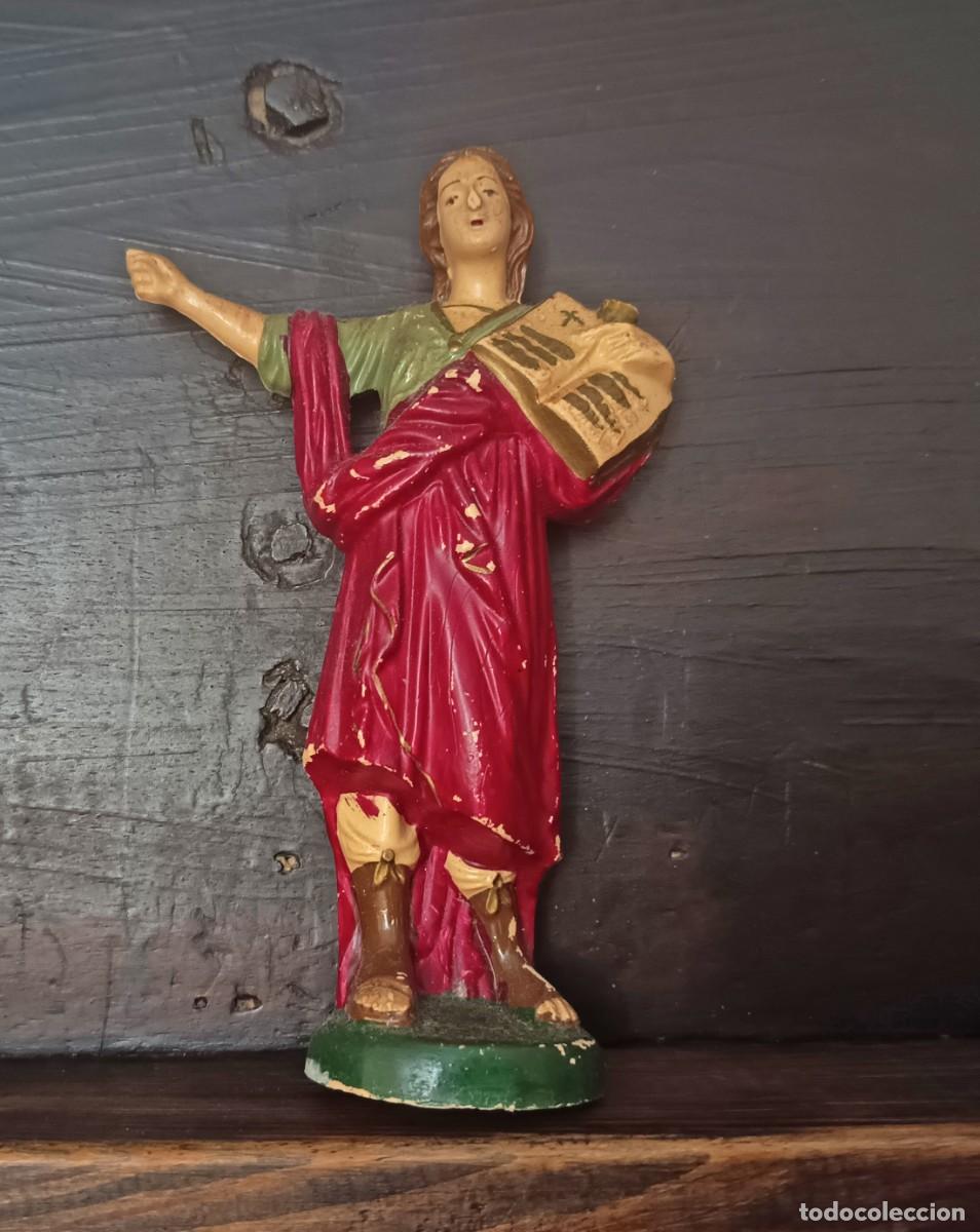 Antig&uuml;edades: FIGURA DE SAN PANCRACIO, VINTAGE, ALTURA 10 cm.