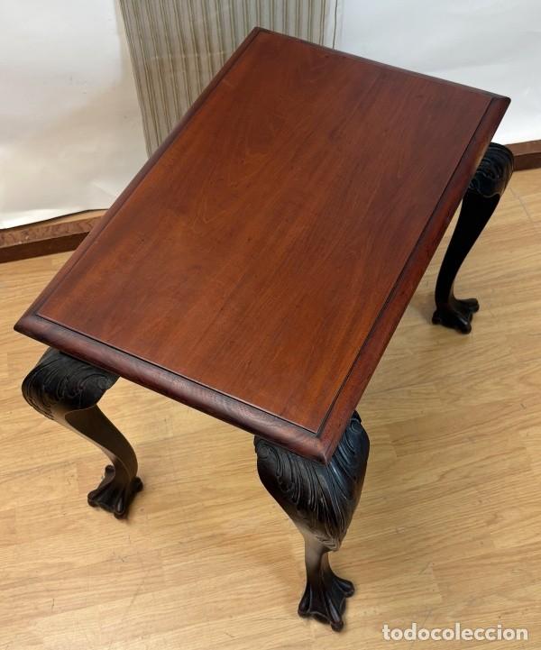 Antig&uuml;edades: Mesa Auxiliar Rectangular de Inicios Siglo XX - Foto 5
