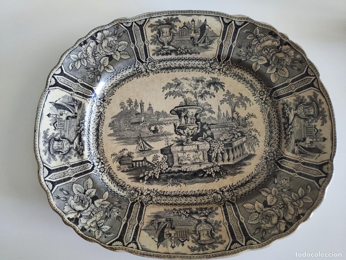 Antig&uuml;edades: FUENTE SARGADELOS NEGRA G&Oacute;NDOLA 30X26