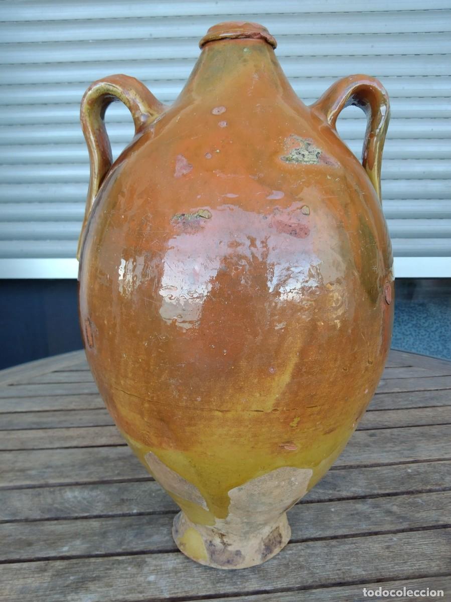 Oggetti Antichi: Antiguo c&aacute;ntaro de aguardiente de Priego (Cuenca)
