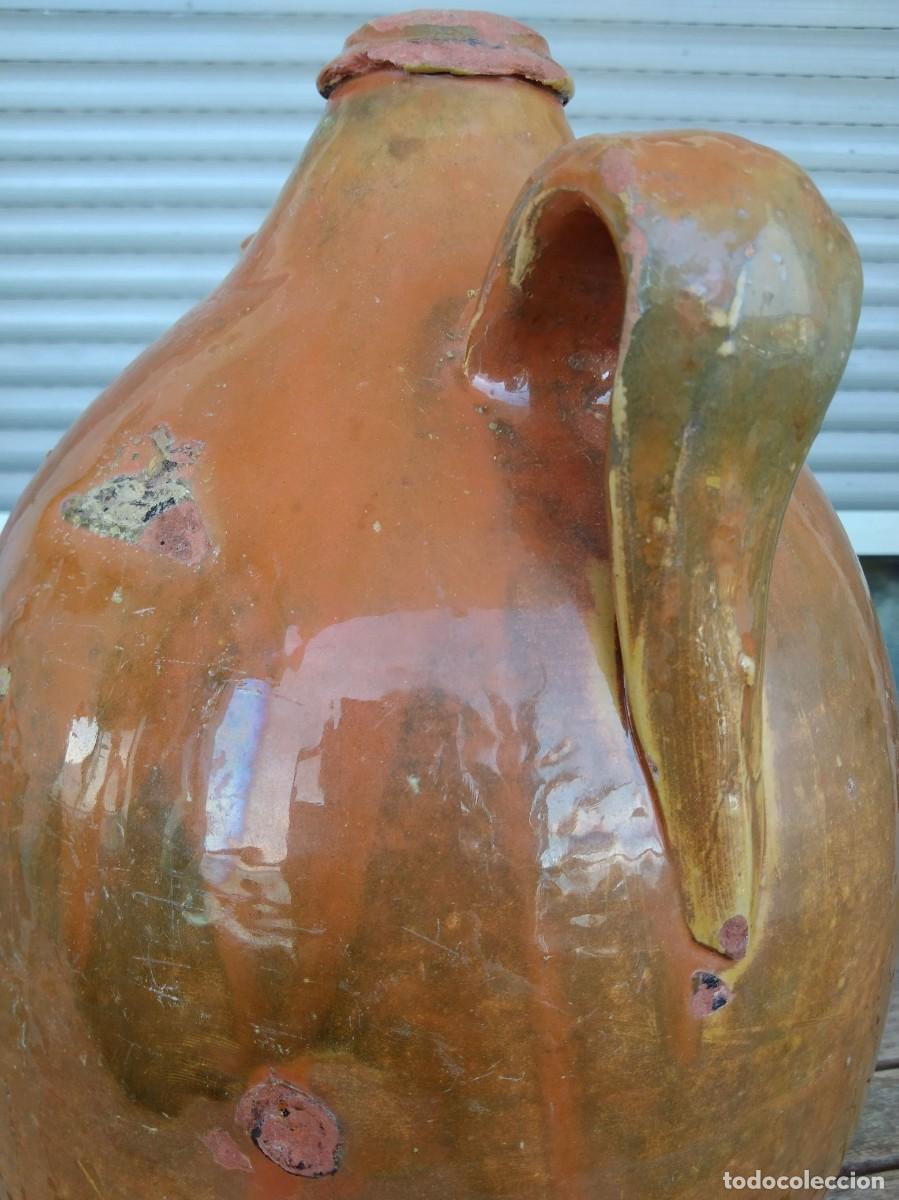 Antig&uuml;edades: Antiguo c&aacute;ntaro de aguardiente de Priego (Cuenca) - Foto 2