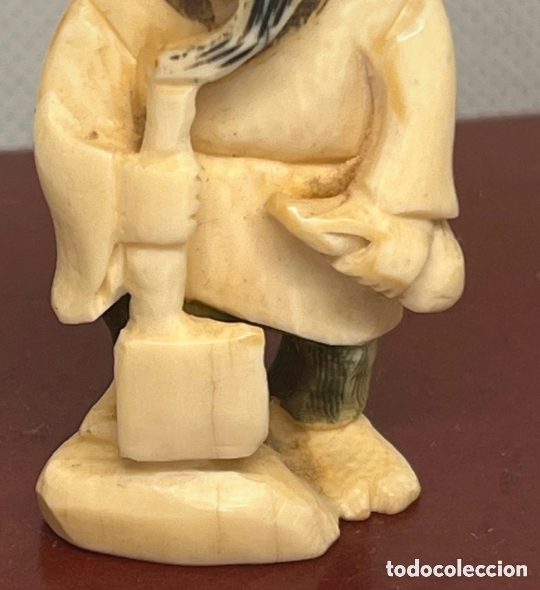 Antig&uuml;edades: NETSUKE DEL SIGLO XIX FIRMADO - Foto 6