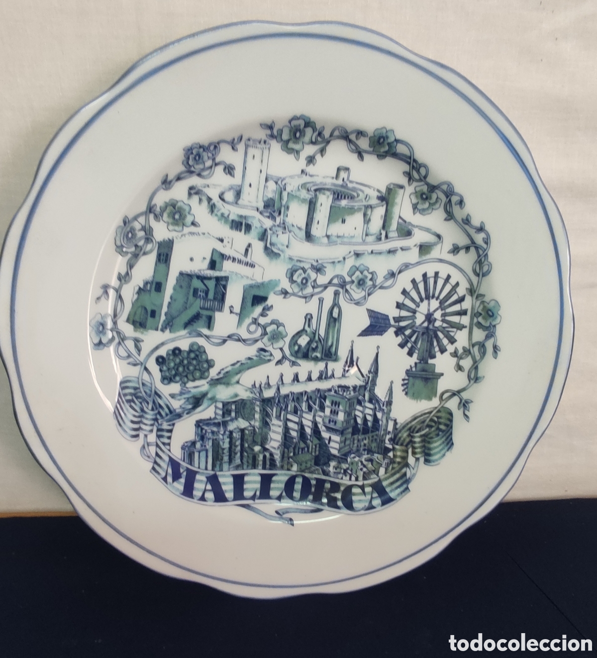 Antig&uuml;edades: Plato recuerdo de mallorca