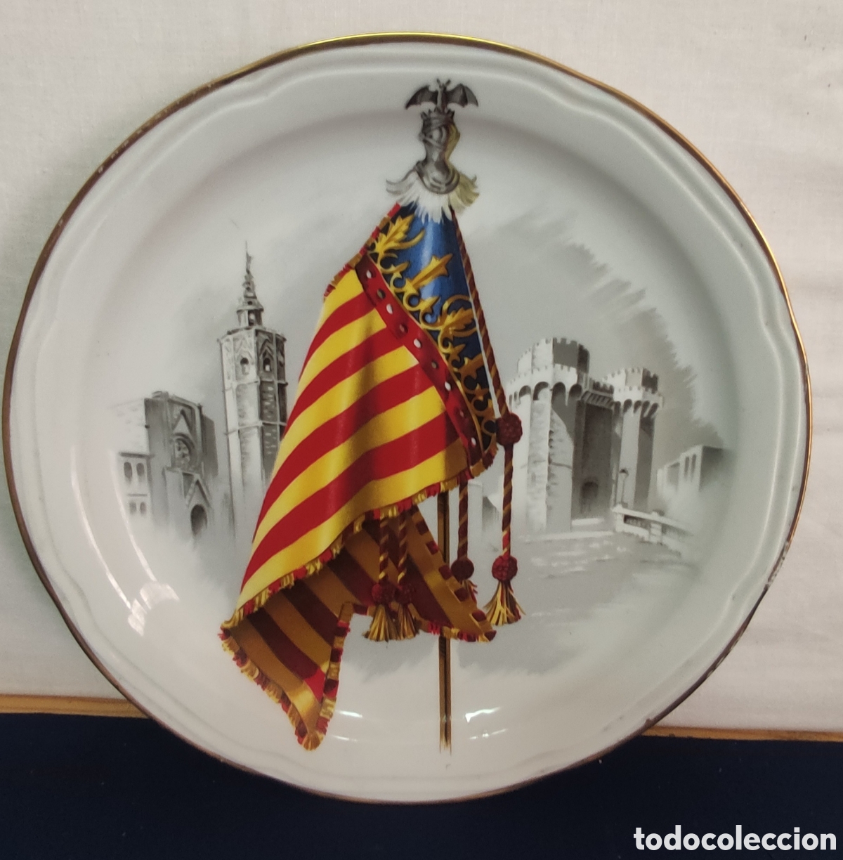 Antig&uuml;edades: Plato recuerdo de Valencia