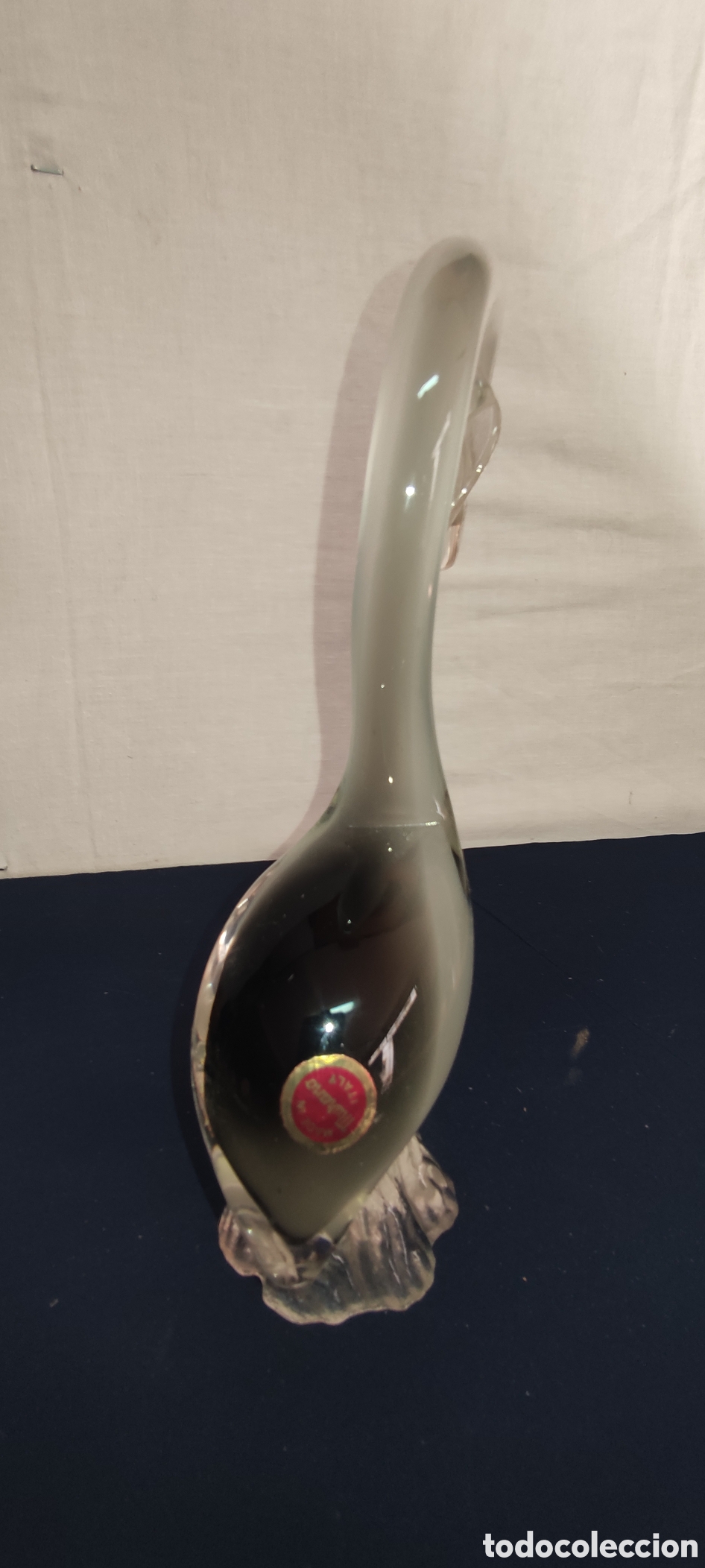 Antig&uuml;edades: Cisne cristal de Murano, Italia - Foto 2
