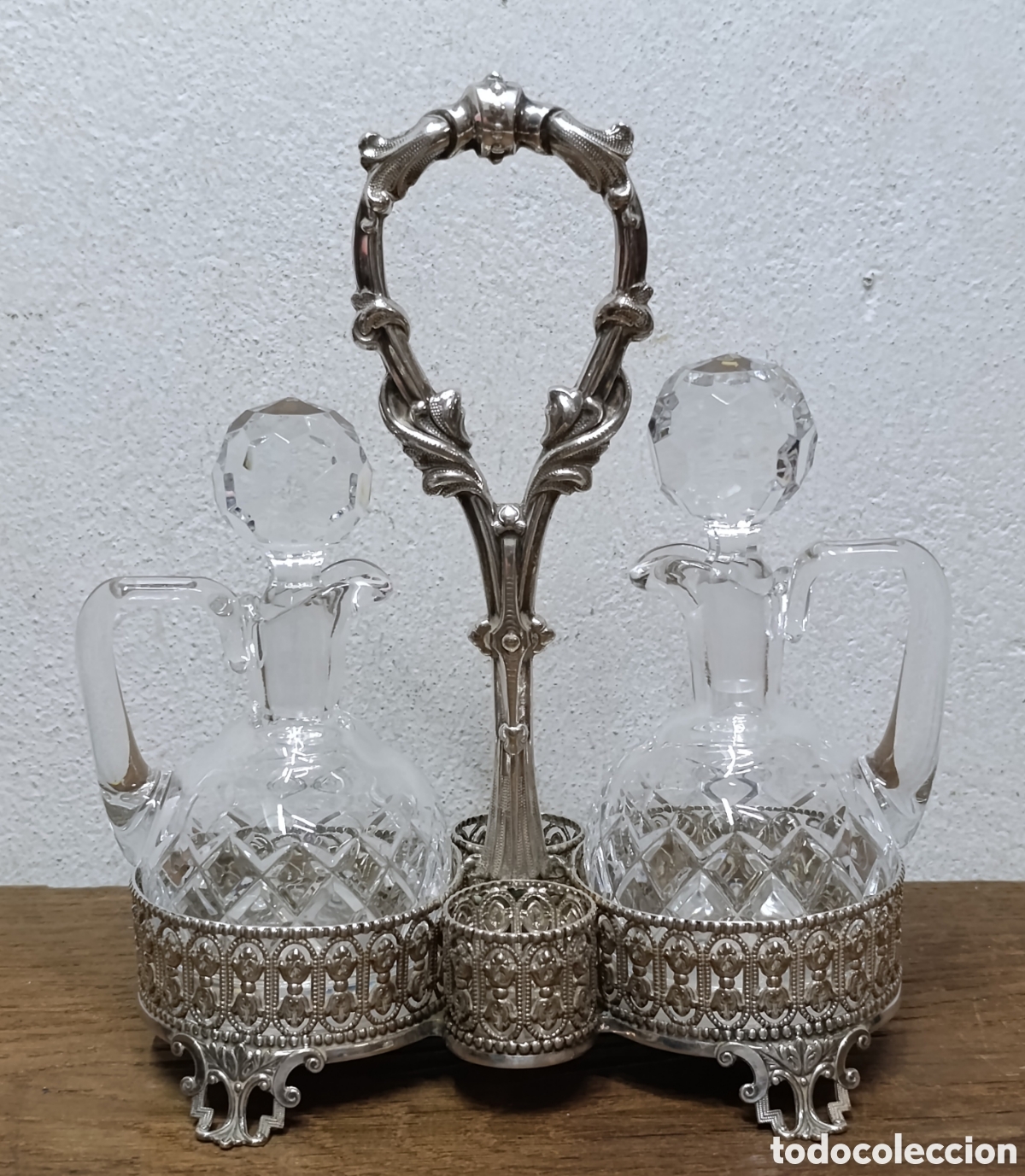 Antig&uuml;edades: ANTIGUA VINAGRERA ART DEC&Oacute; DE LA PRESTIGIOSA MARCA TOPAZIO CASQUIHA (PORTUGAL), A&Ntilde;OS 30/50.
