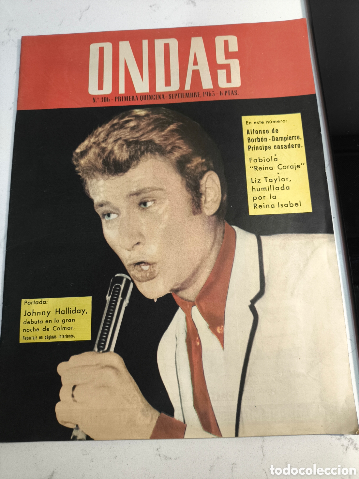 Antig&uuml;edades: Revista 1965 Ondas. Primera quincena.