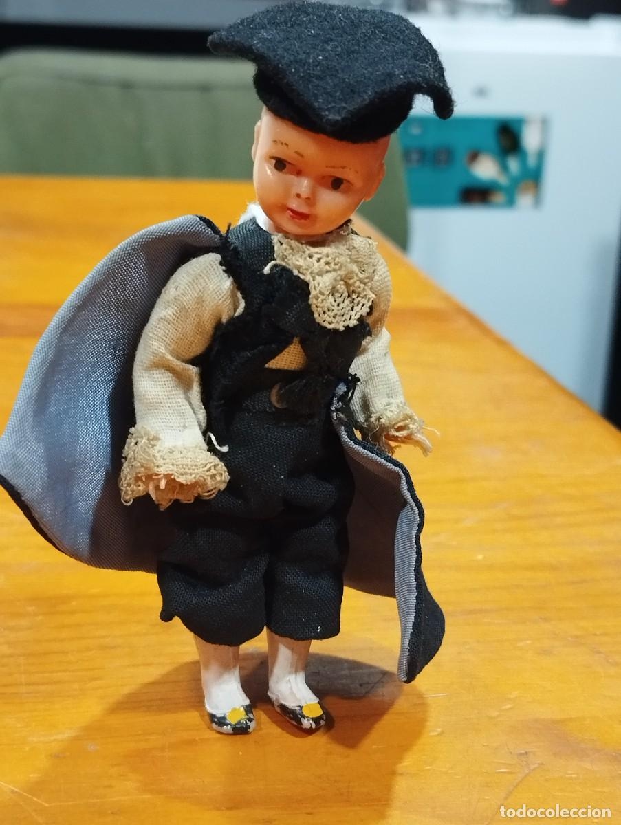 Antig&uuml;edades: MU&Ntilde;ECO DE CELULOIDE CON VESTIDO. A&Ntilde;OS 40. - Foto 4