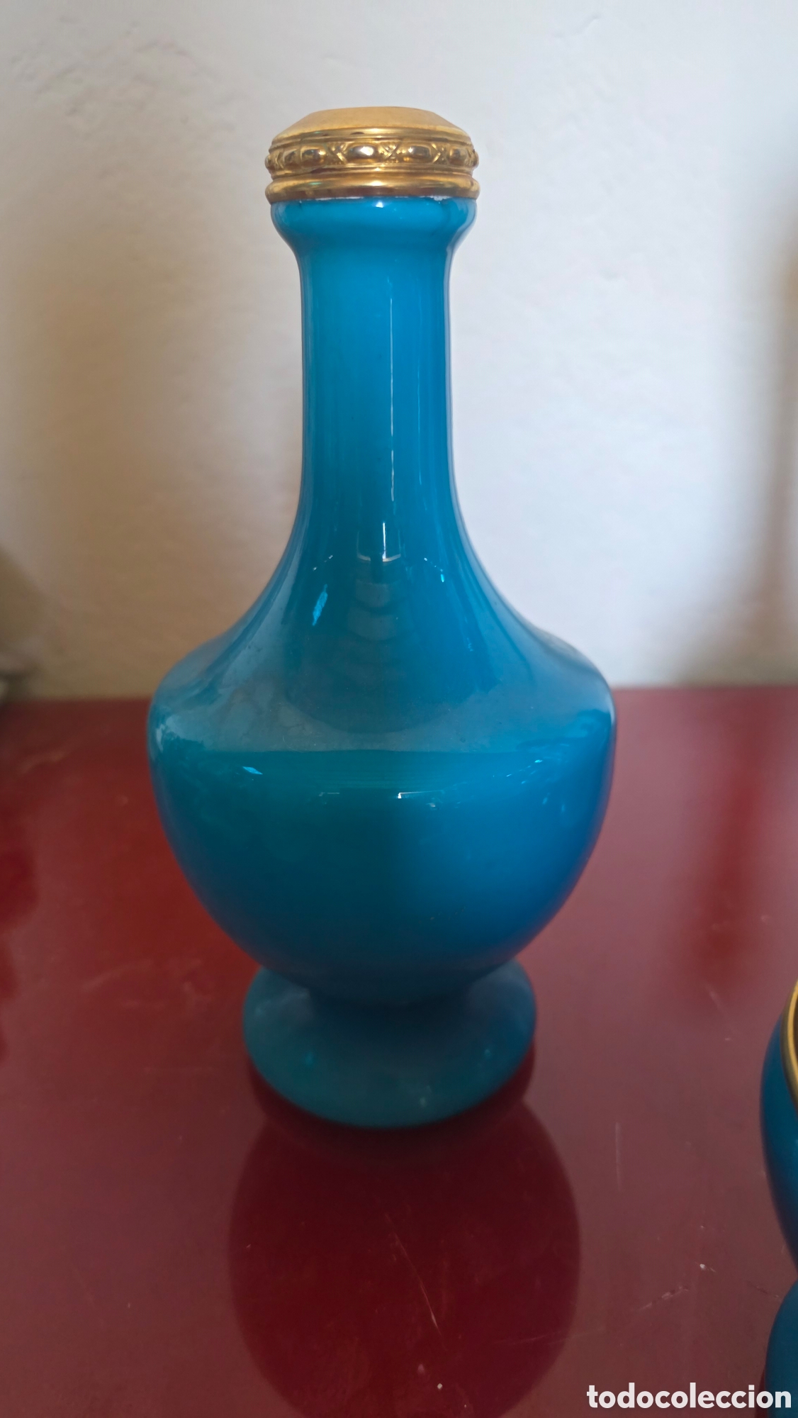 Antig&uuml;edades: Juego tocador perfumero opalina francesa - Foto 6