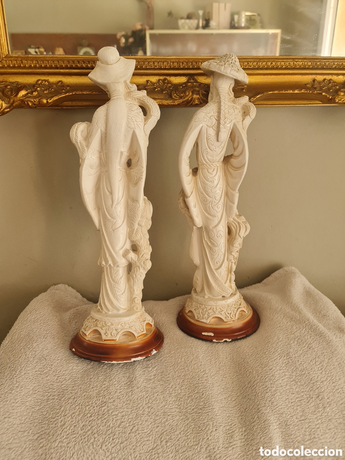 Antig&uuml;edades: Porcelana / Gres de Colecci&oacute;n Figuras Orientales - Foto 8