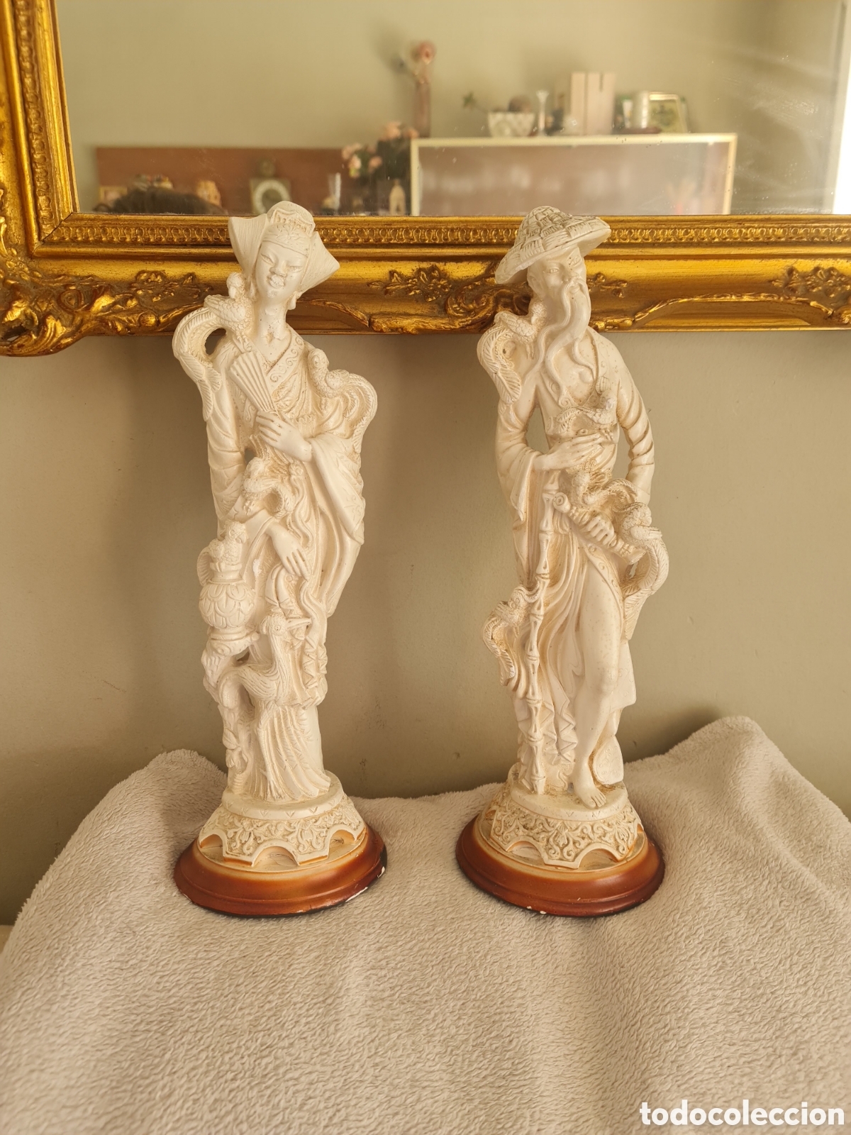 Antig&uuml;edades: Porcelana / Gres de Colecci&oacute;n Figuras Orientales - Foto 1