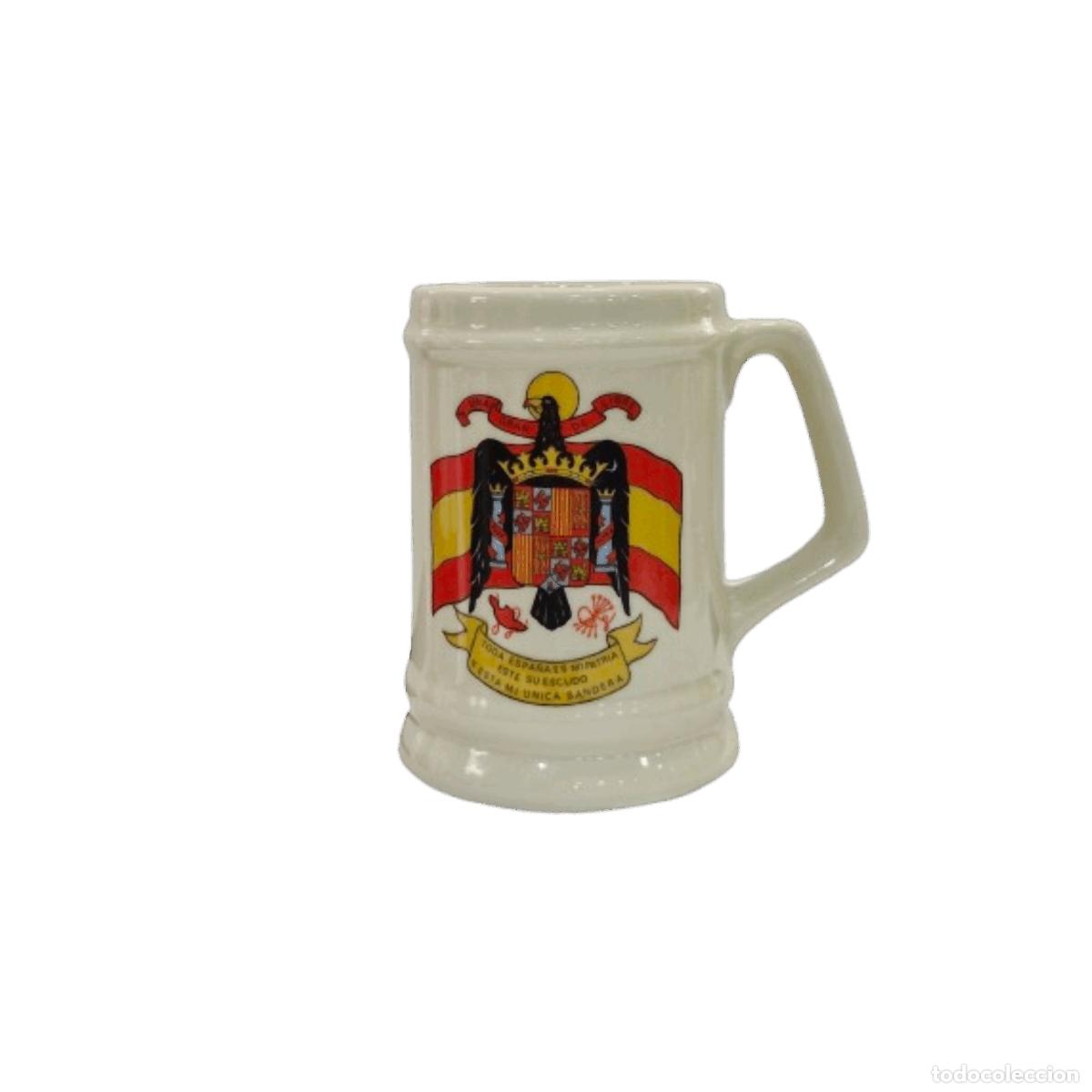Antig&uuml;edades: Jarra de cerveza de cer&aacute;mica