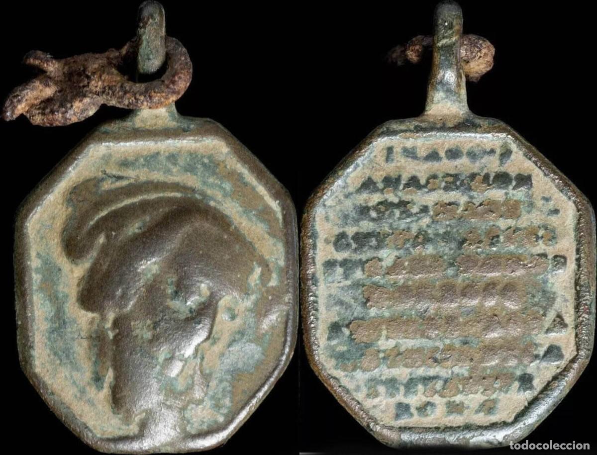 Antig&uuml;edades: Medalla Siglos XVI-XVII, San Anastasio - 31x20 mm.