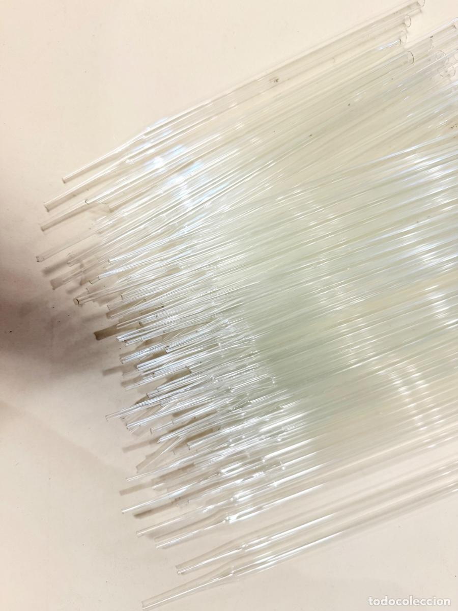 Antig&uuml;edades: Lote de pipetas de laboratorio en cristal - Foto 2