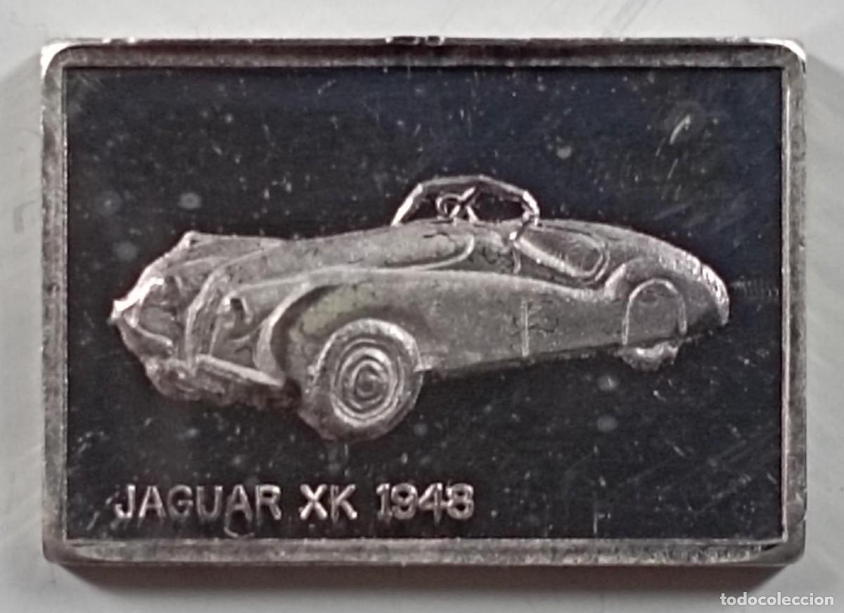 Antig&uuml;edades: Lingote de plata pura (999), PROOF, Jaguar XK de 1948