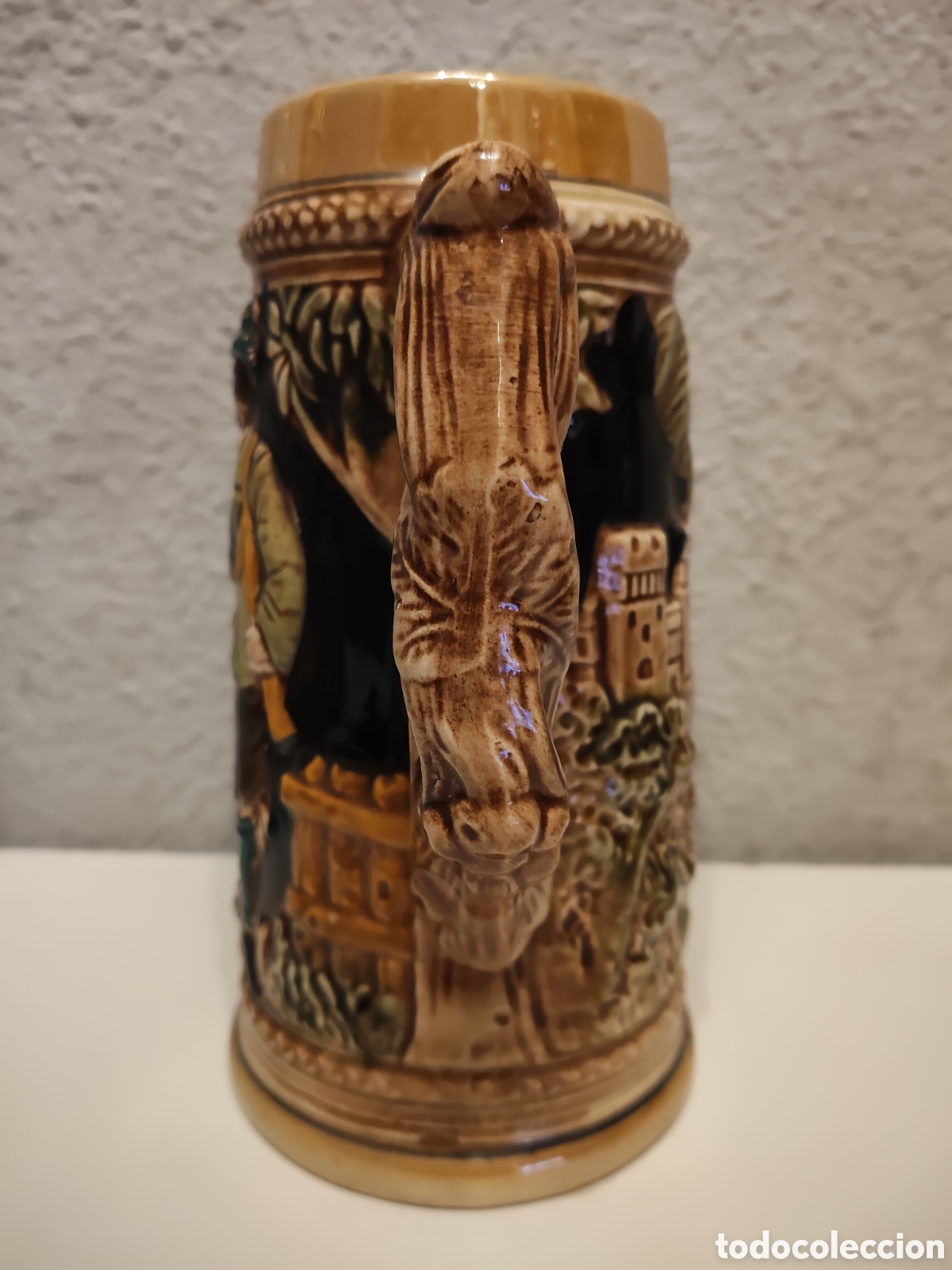 Antig&uuml;edades: JARRA DE CERVEZA EN CER&Aacute;MICA - Foto 3