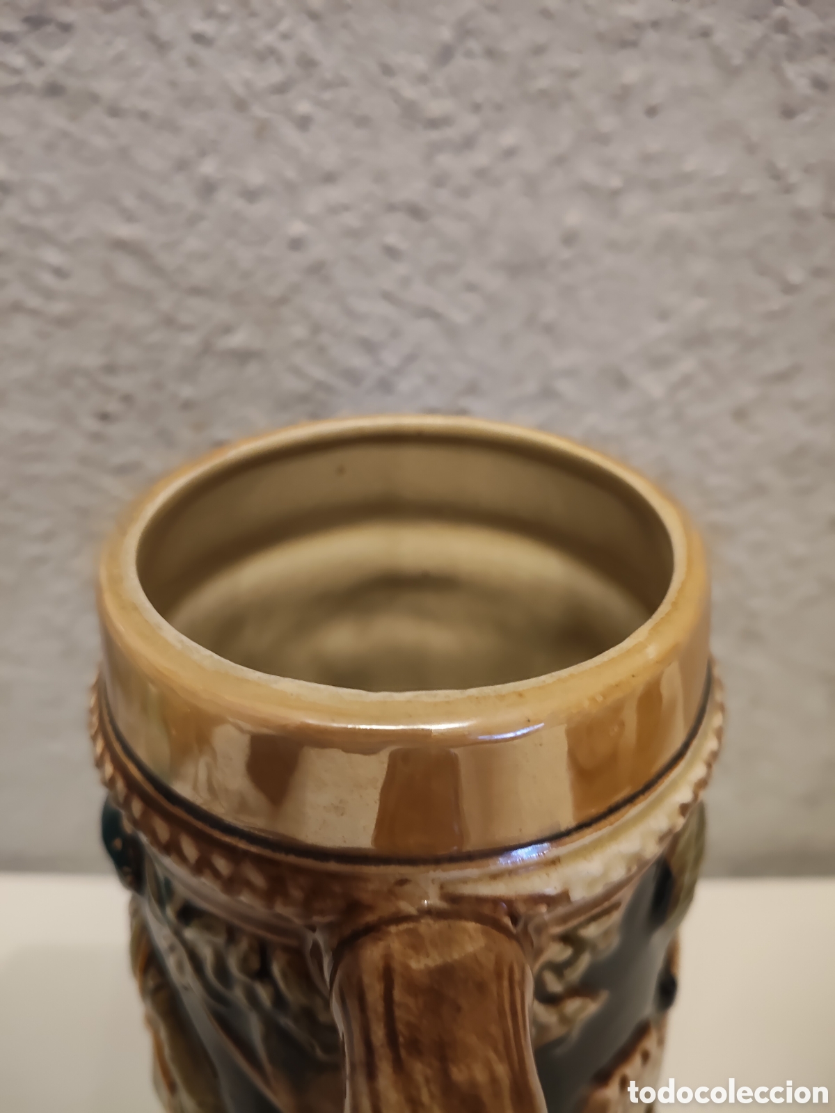 Antig&uuml;edades: JARRA DE CERVEZA EN CER&Aacute;MICA - Foto 4