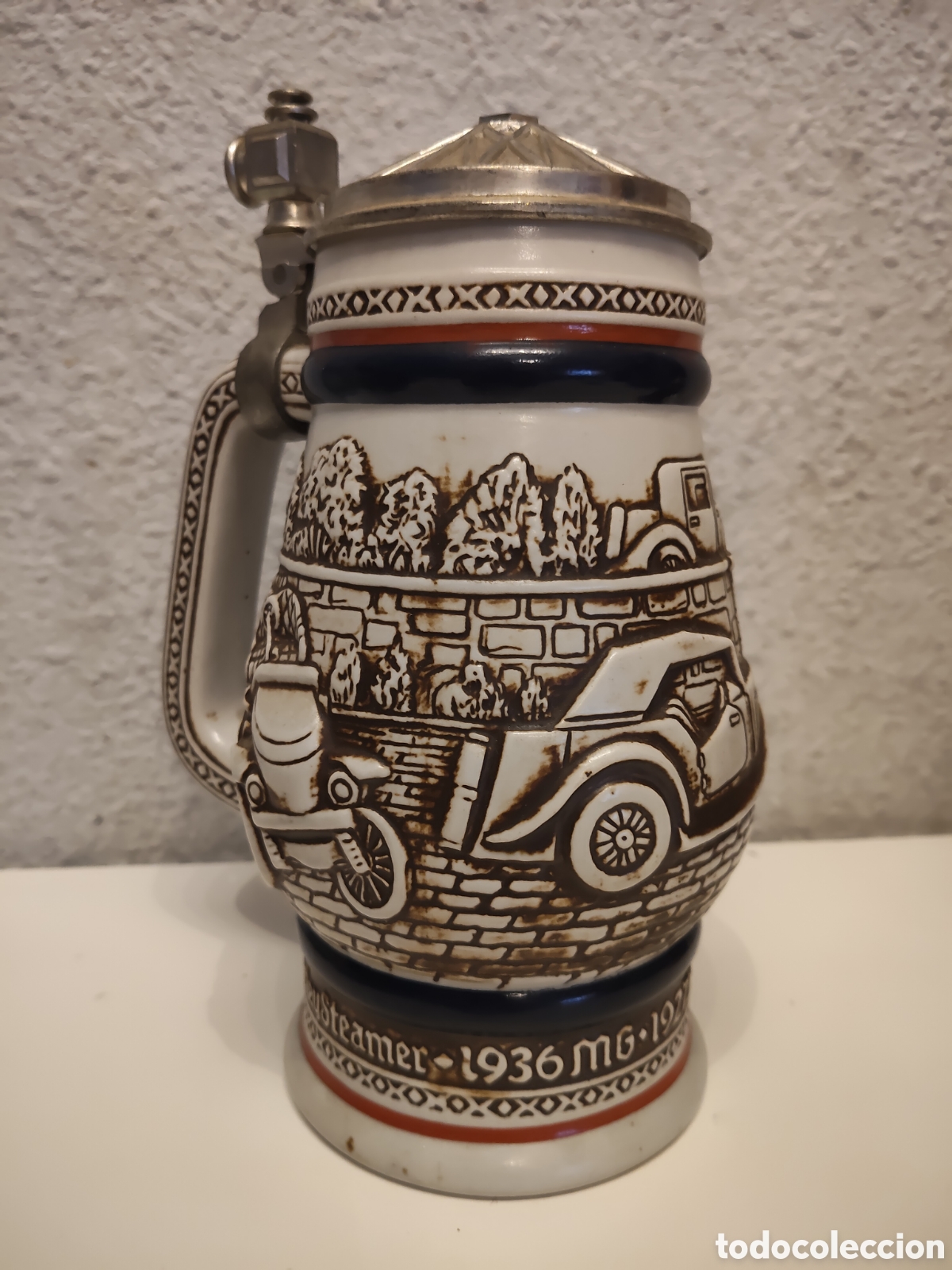 Antig&uuml;edades: JARRA DE CERVEZA AVON - Foto 2