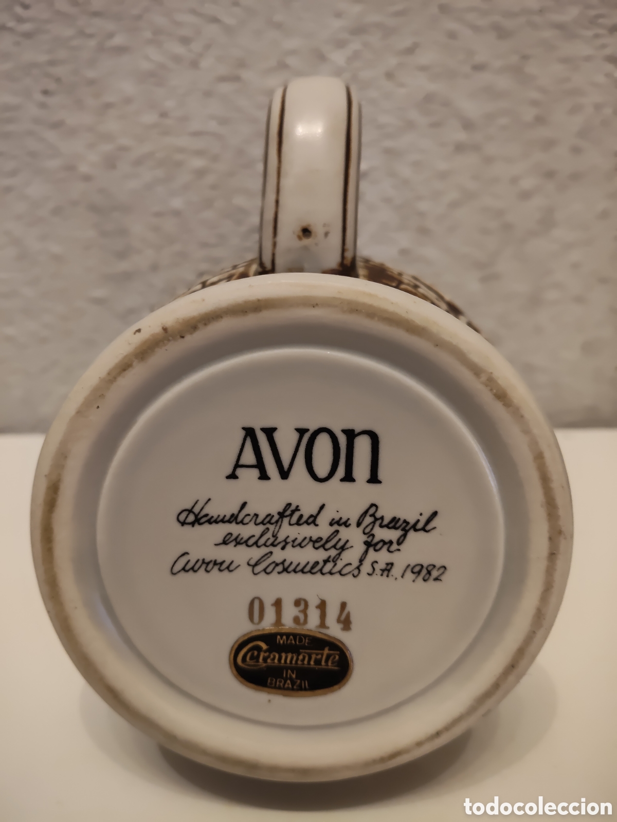Antig&uuml;edades: JARRA DE CERVEZA AVON - Foto 4