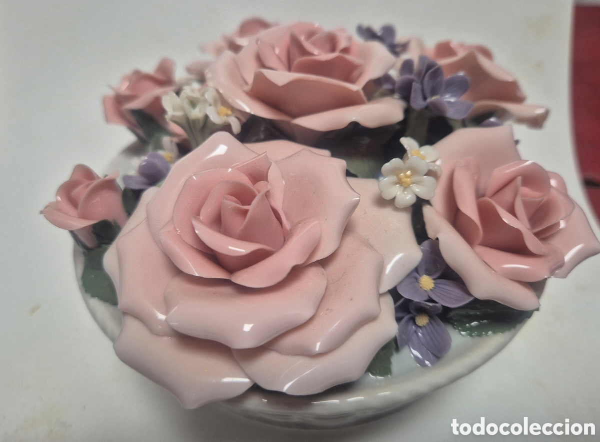 Antig&uuml;edades: Lladr&oacute;. 3 centros de flores. - Foto 8