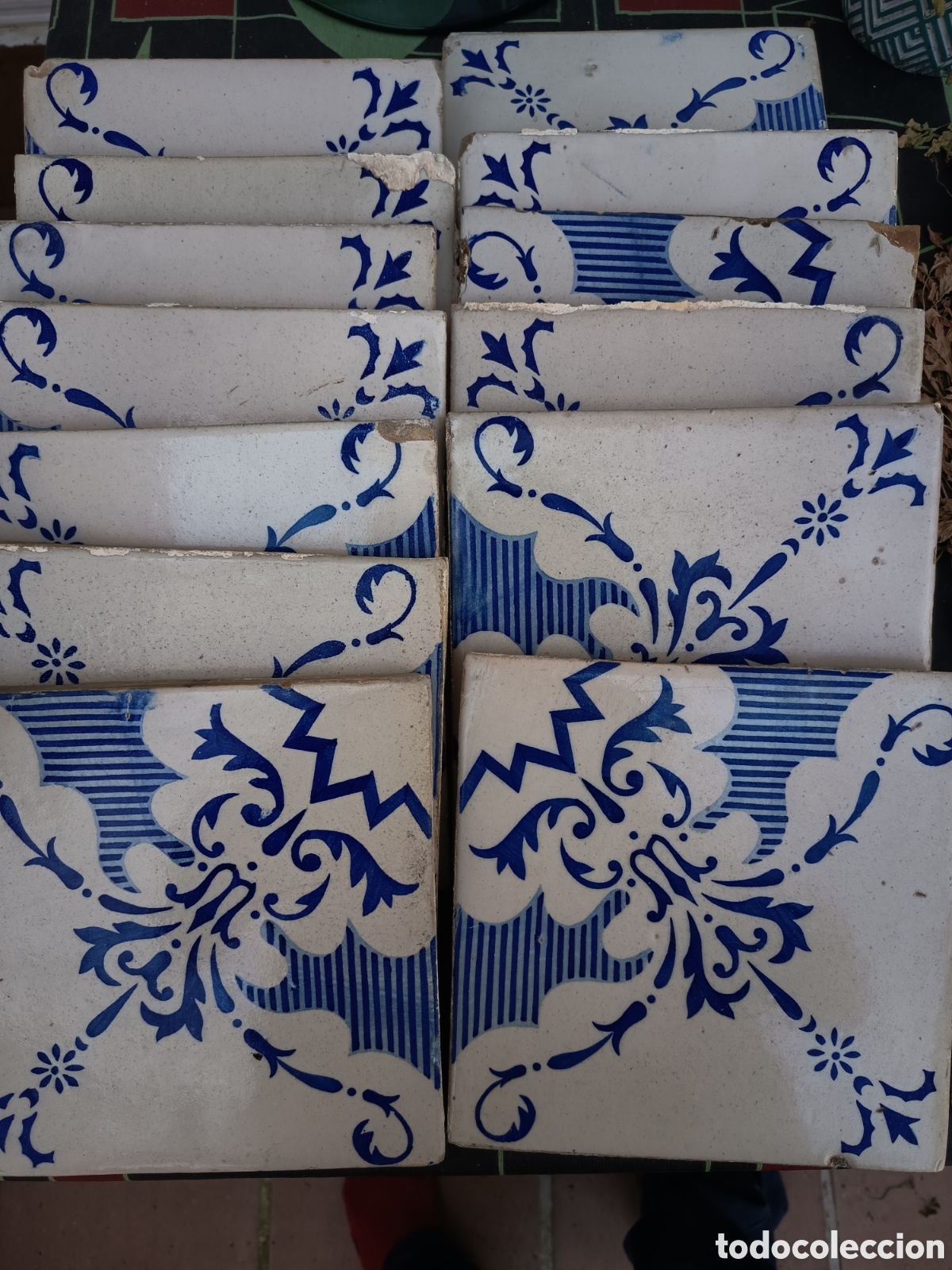 Antig&uuml;edades: Lote azulejos Antiguos catalanes