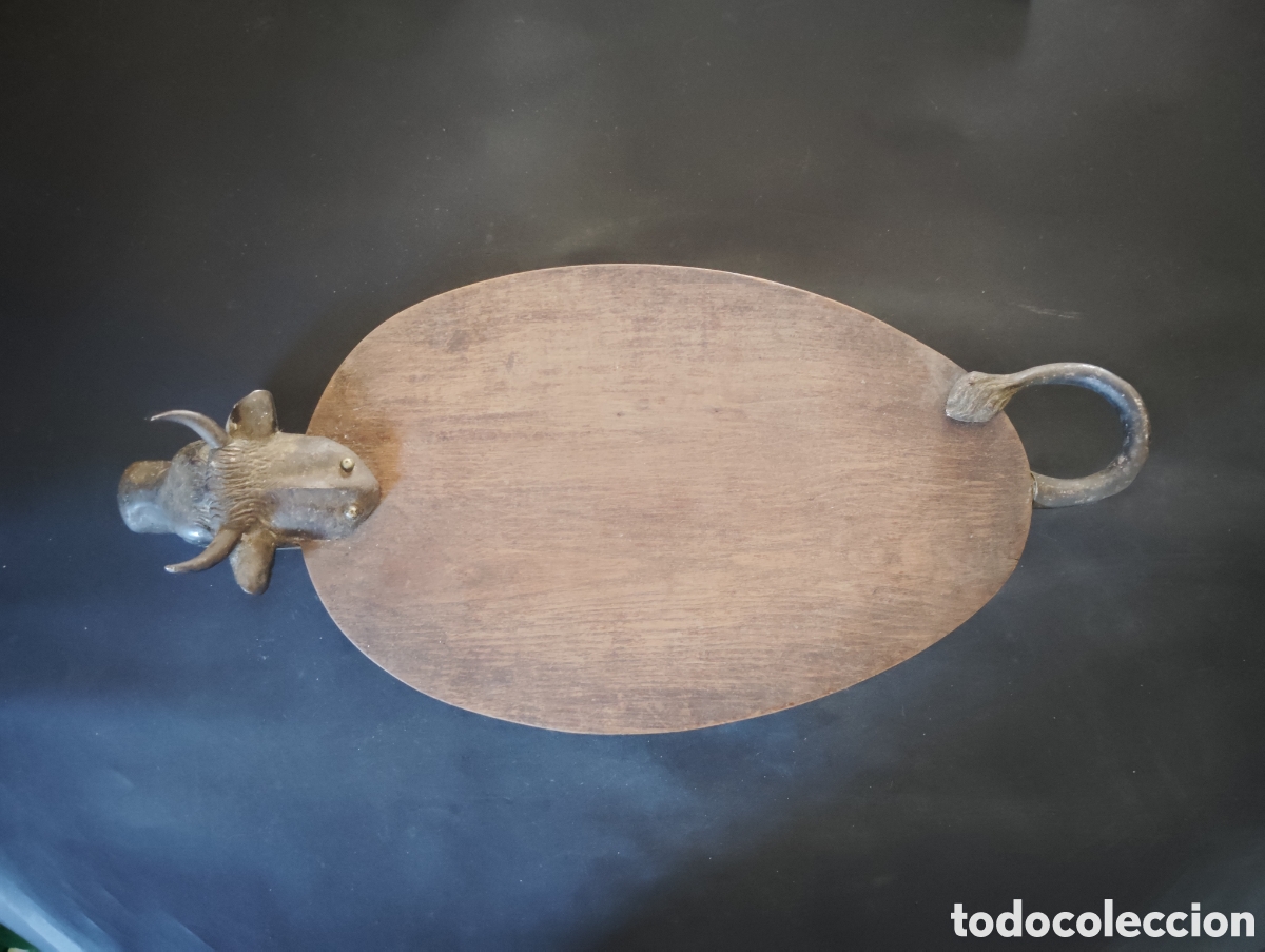 Antig&uuml;edades: Tabla vintage de servir